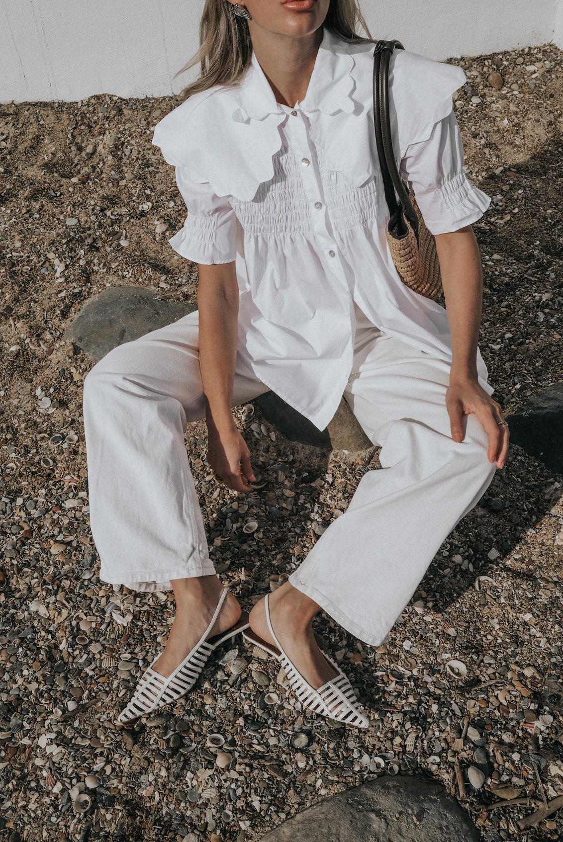 Flinders blouse - White