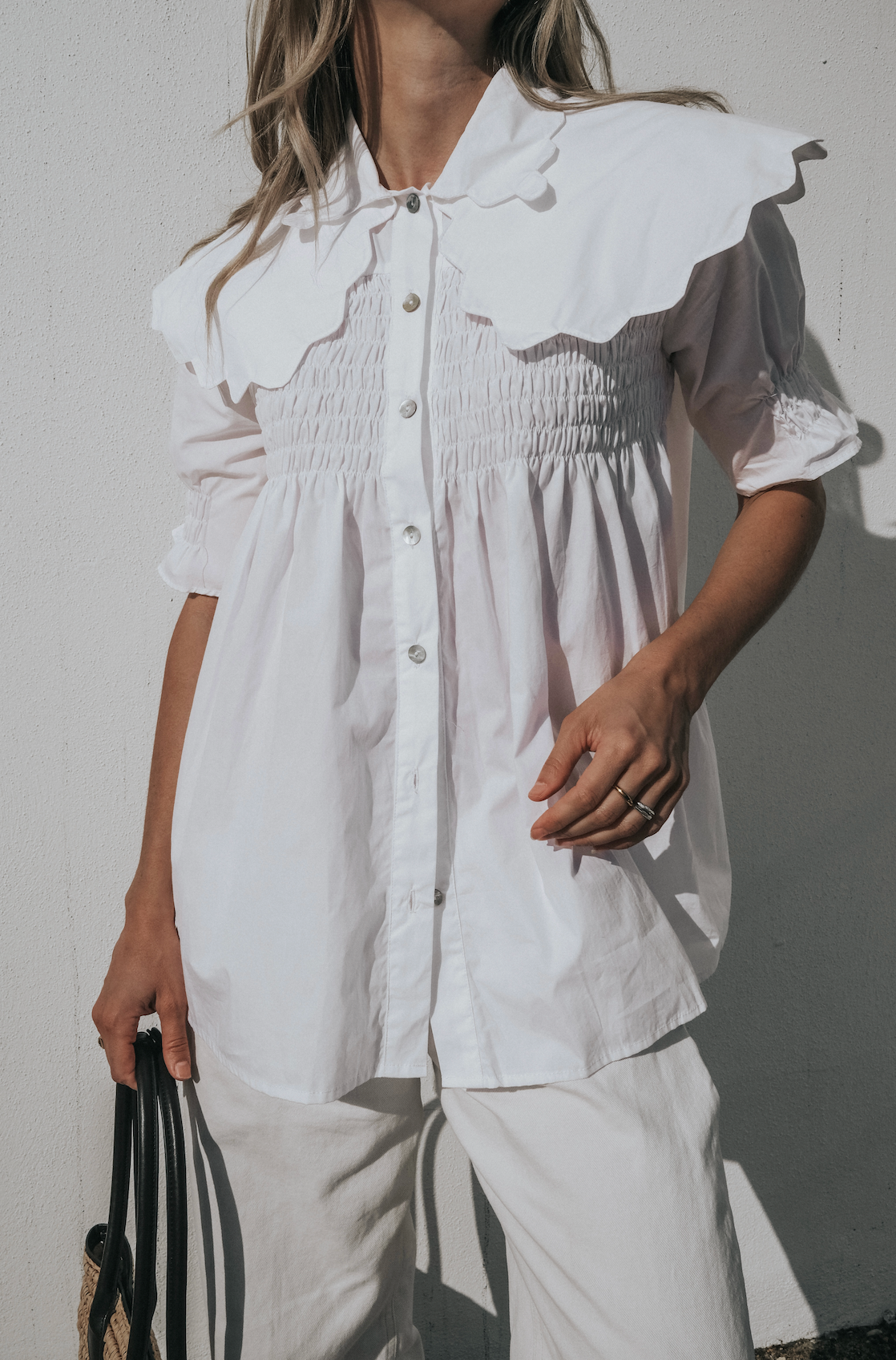 Flinders blouse - White