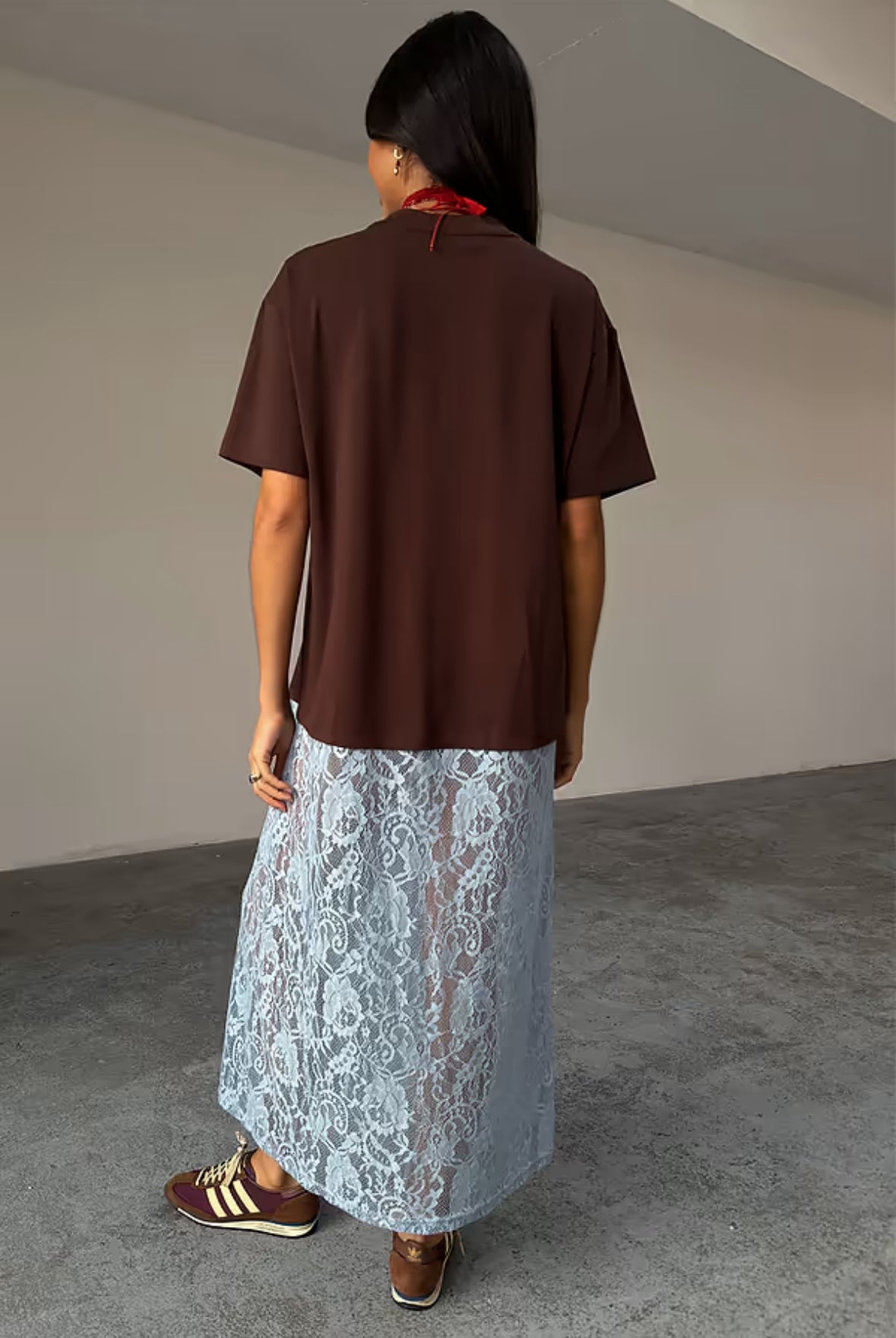 Chocolate Cara T shirt dress