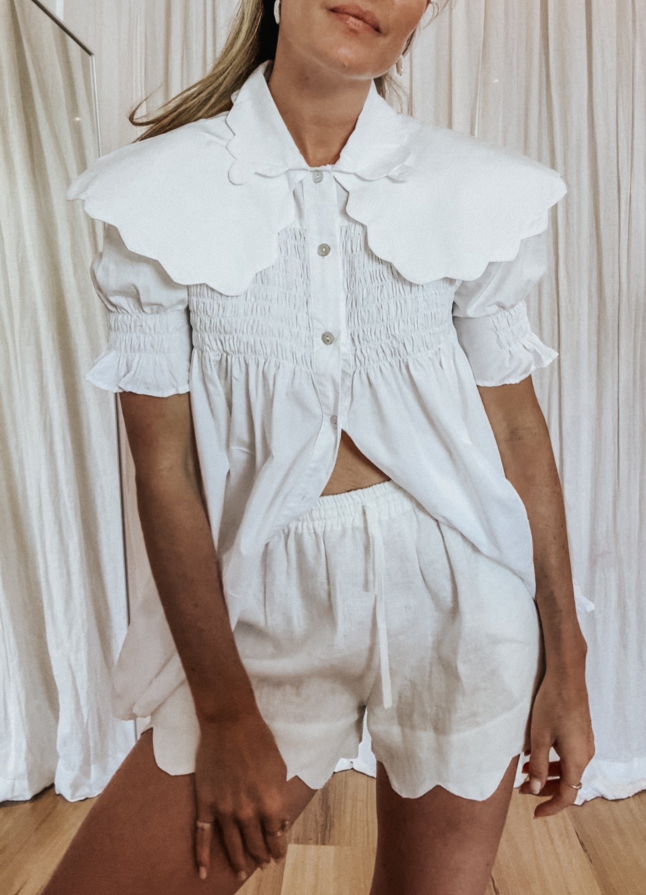 Flinders blouse - White