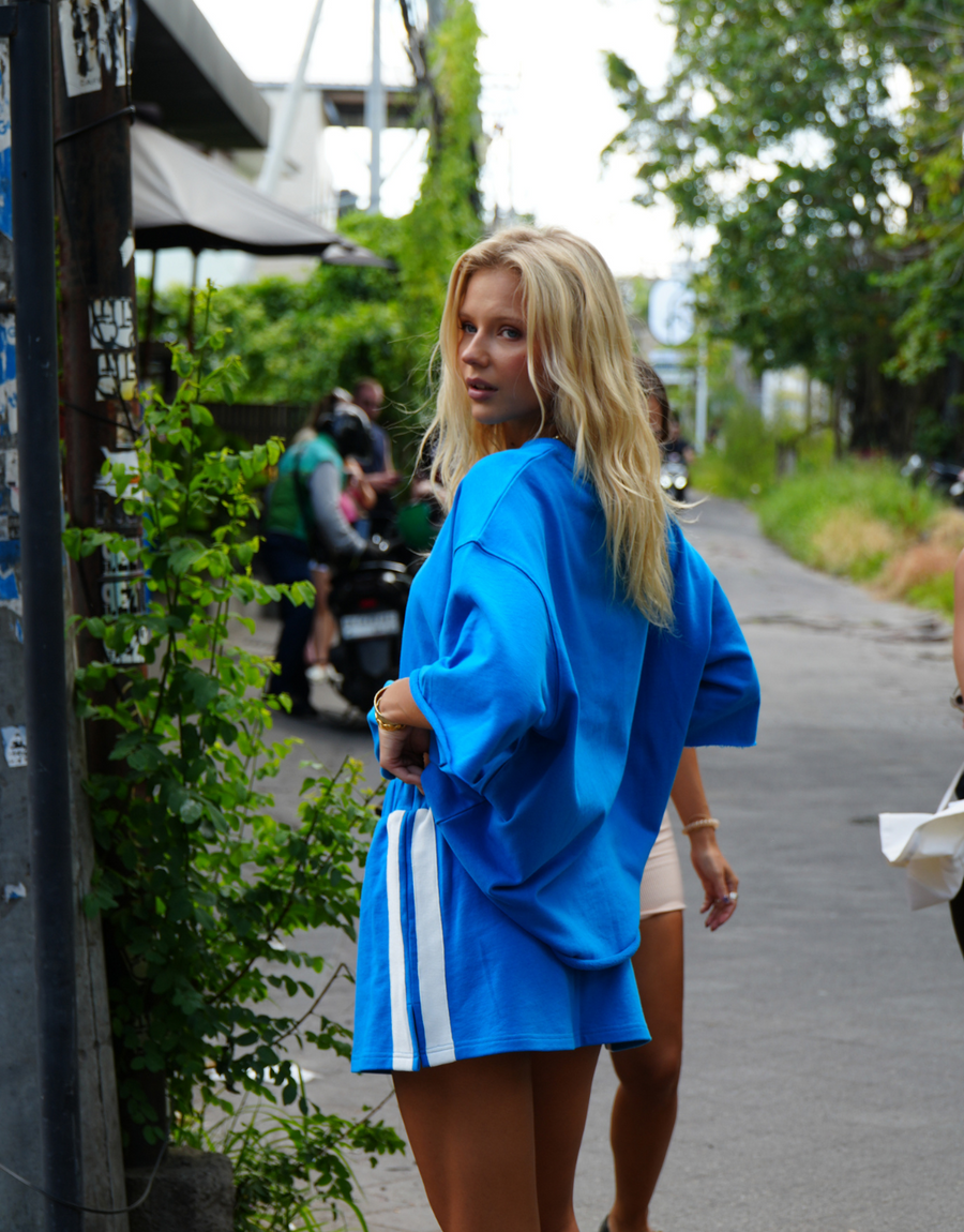 Maya Mini Skirt Azure Blue