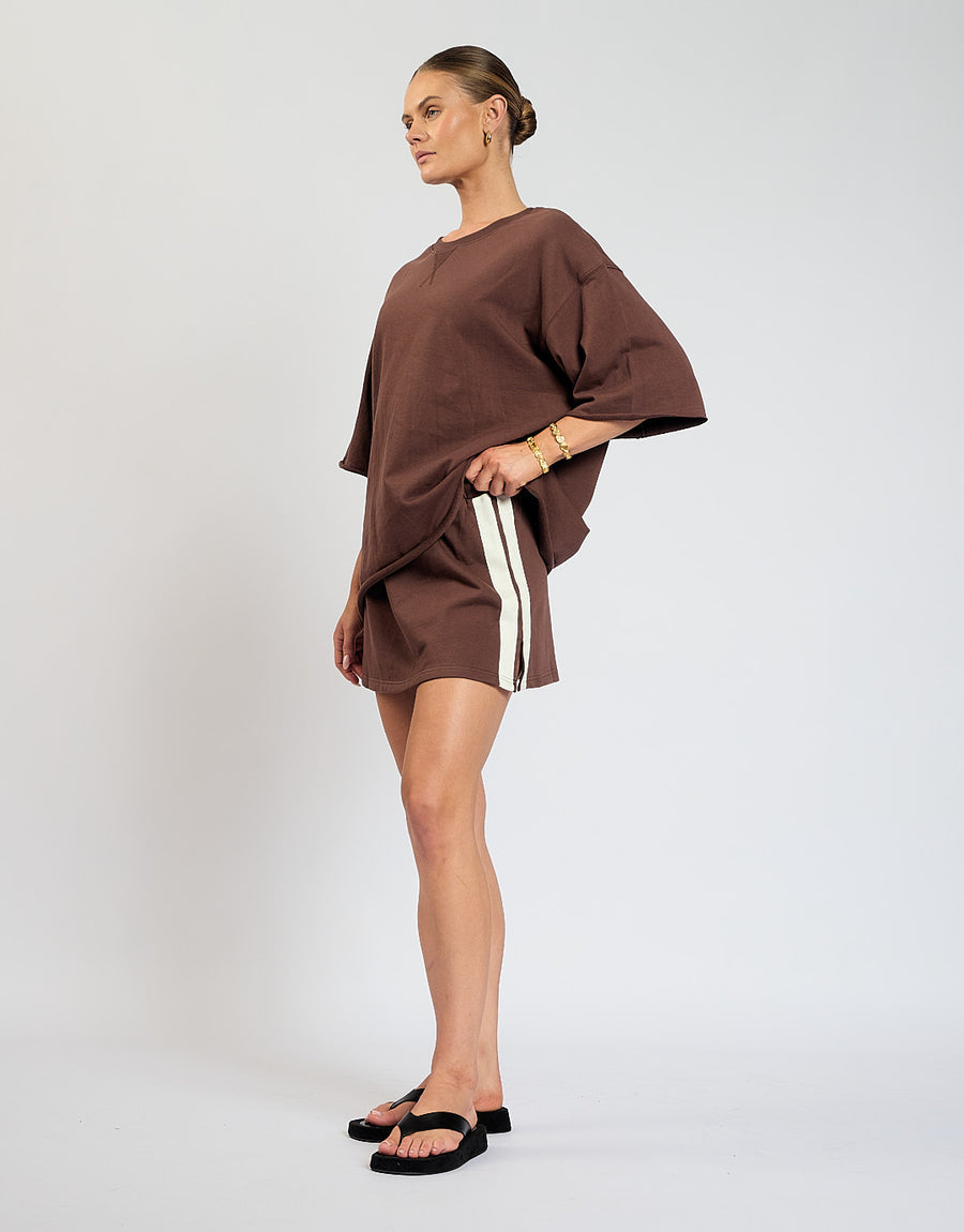 Maya Mini Skirt Chocolate