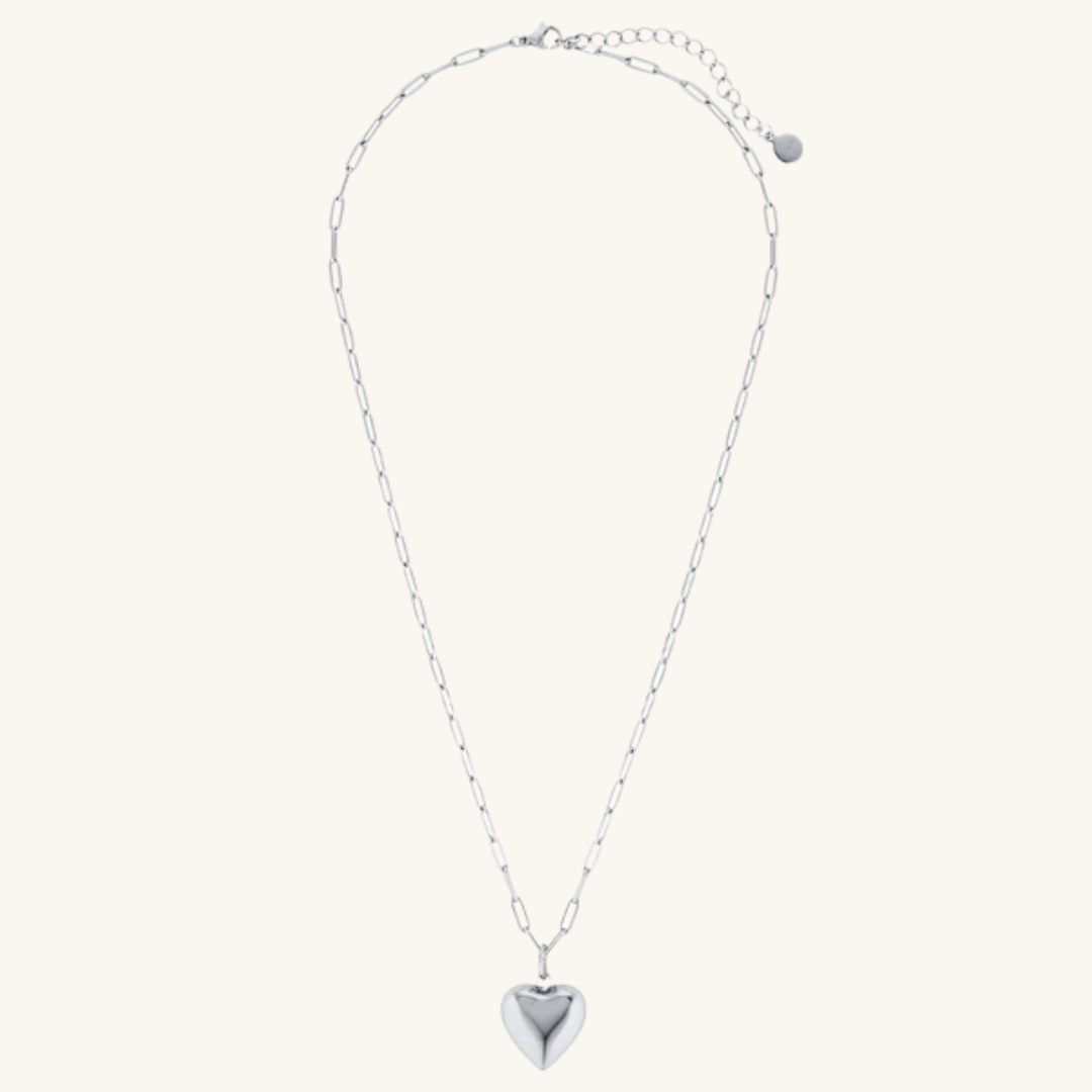 Ella puffy heart necklace Gimme