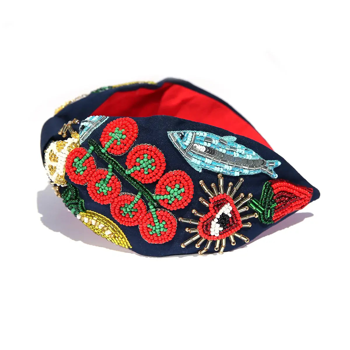 Pomodoro Beaded Headband