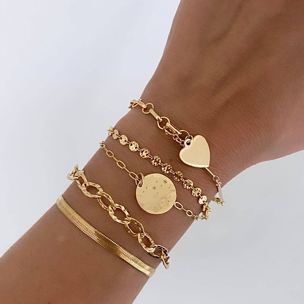 Carrie Heart Bracelet