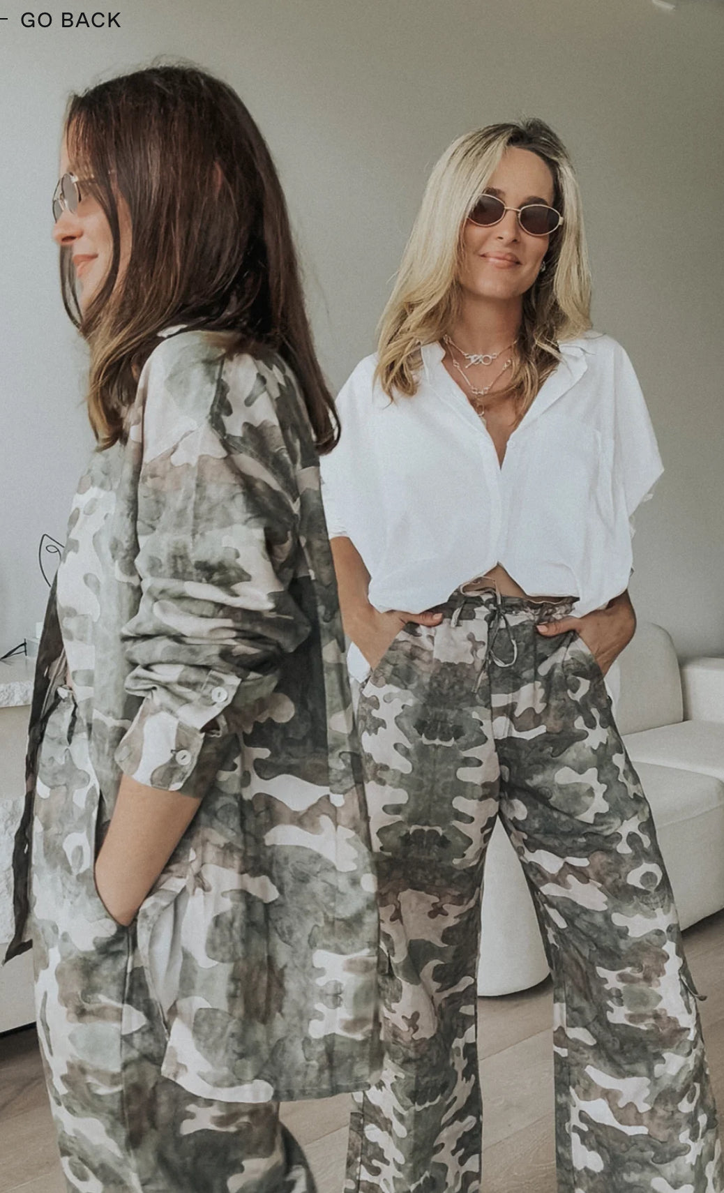 Molly cargo pants linen