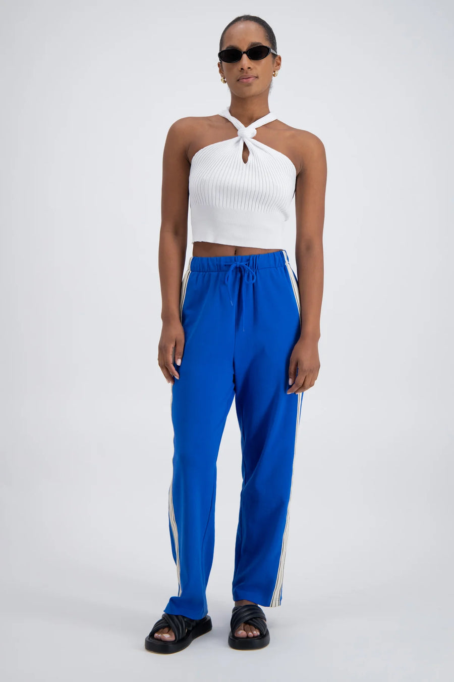 Panarea Trackpant - blue / black / brown