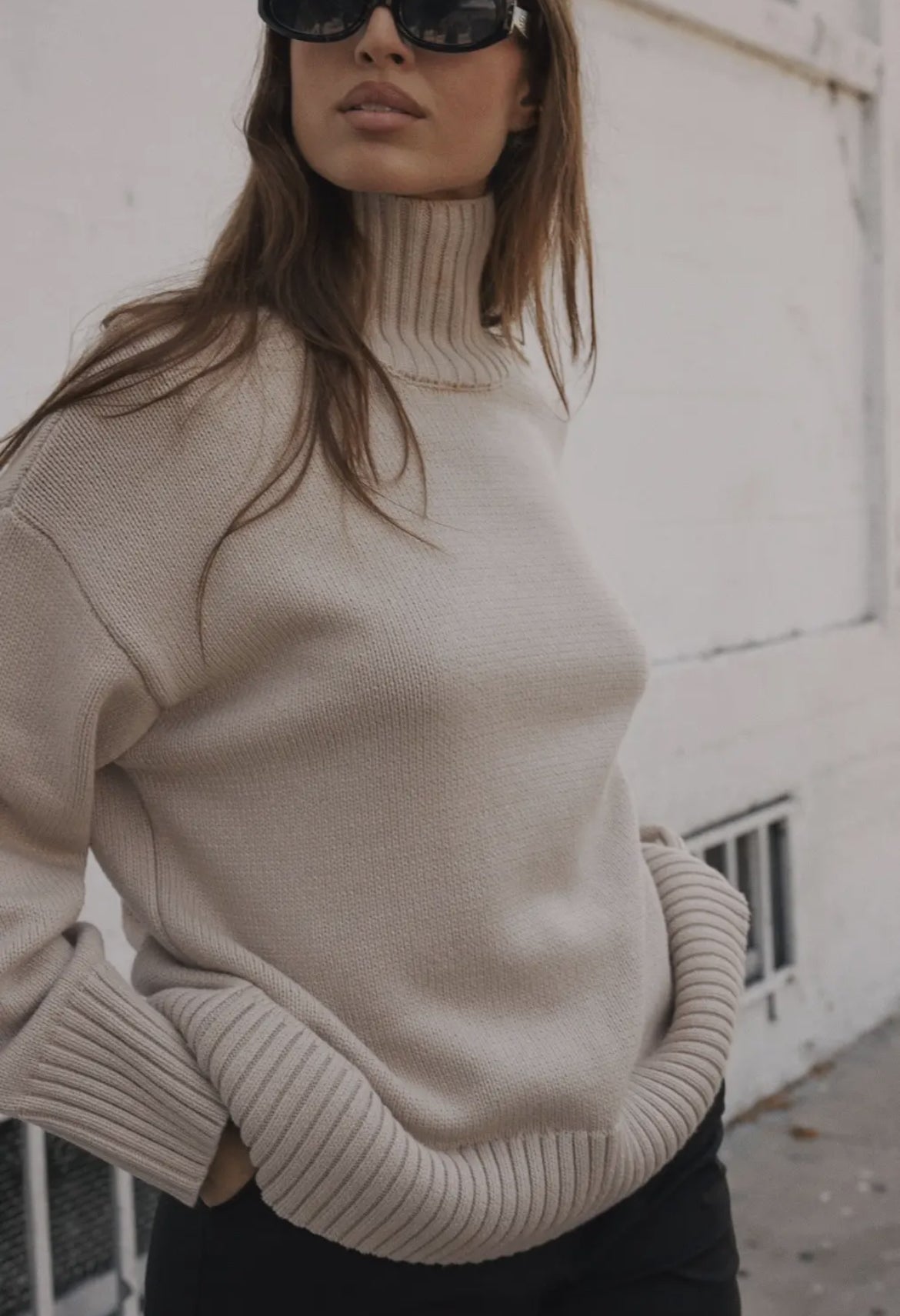 The Phoebe Sweater | Knit Turtleneck Sweater