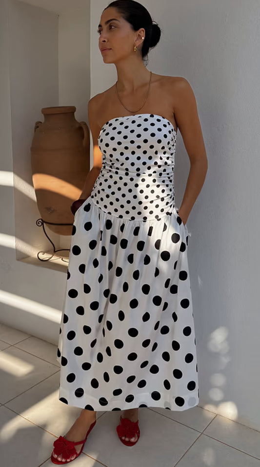 Lola dress - polka dot