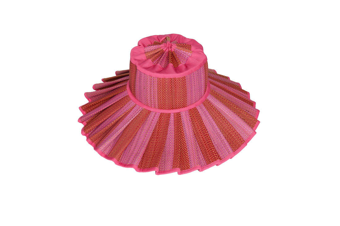Love Heart | Fuchsia | Island Resort Hat (Large)