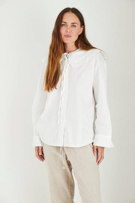mamapapa oscar blouse white