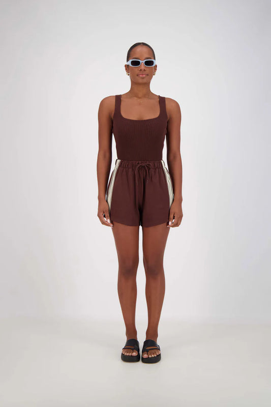 Panarea Shorts Brown   - Jasmine Alexa